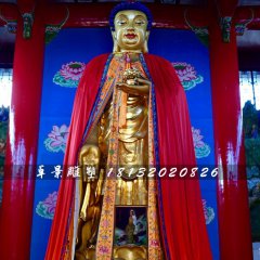 立式釋迦牟尼銅雕，寺廟銅佛像