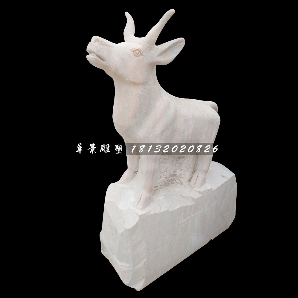動物石雕,大理石十二生肖雕塑 (2)