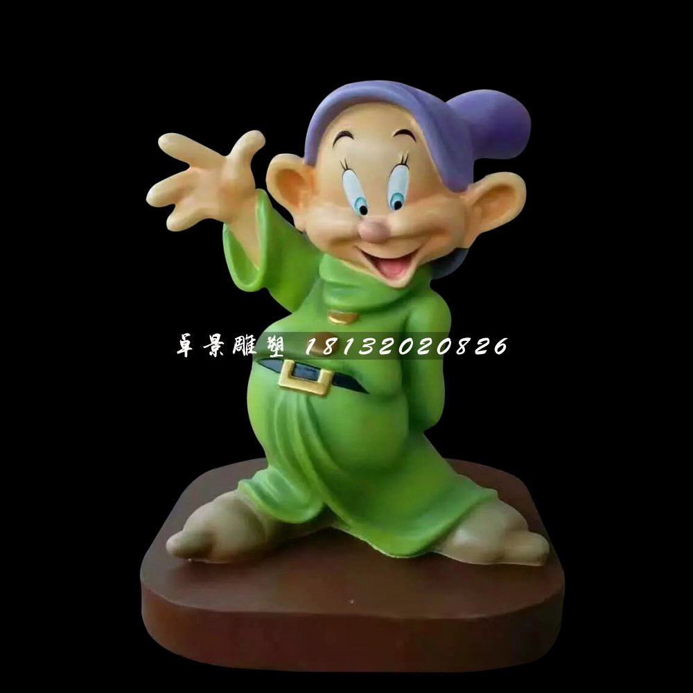 玻璃鋼小矮人雕塑,卡通人物雕塑 (1)