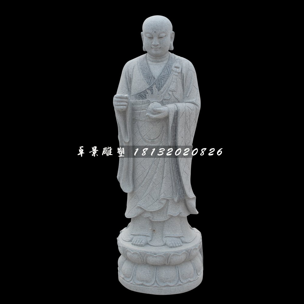 地藏菩薩石雕,青石佛像雕塑