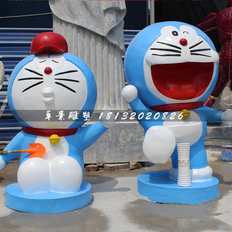 多啦a夢雕塑,卡通動漫雕塑 (2)