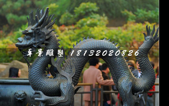 青銅龍雕塑,廣場神獸銅雕
