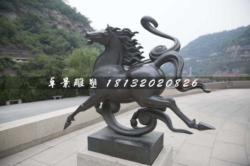 銅馬雕塑,公園動物銅雕