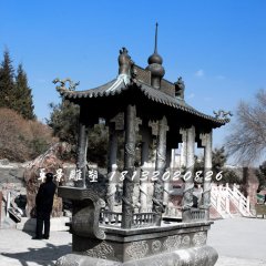 銅香爐，方形銅香爐