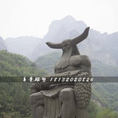 神農(nóng)雕塑，神話人物銅雕
