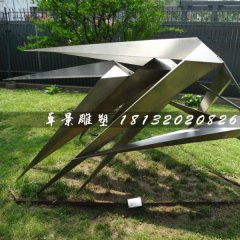 不銹鋼風竹雕塑,公園景觀雕塑