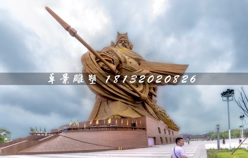 不銹鋼關公雕塑,廣場大型關公像 (1)