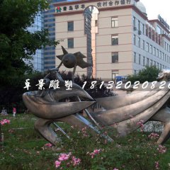 比武雕塑,不銹鋼古代人物雕塑