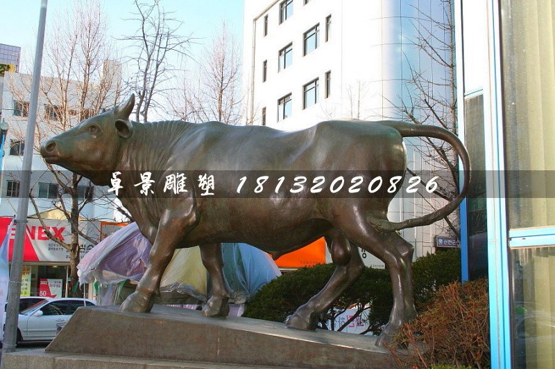 銅牛雕塑,動(dòng)物雕塑
