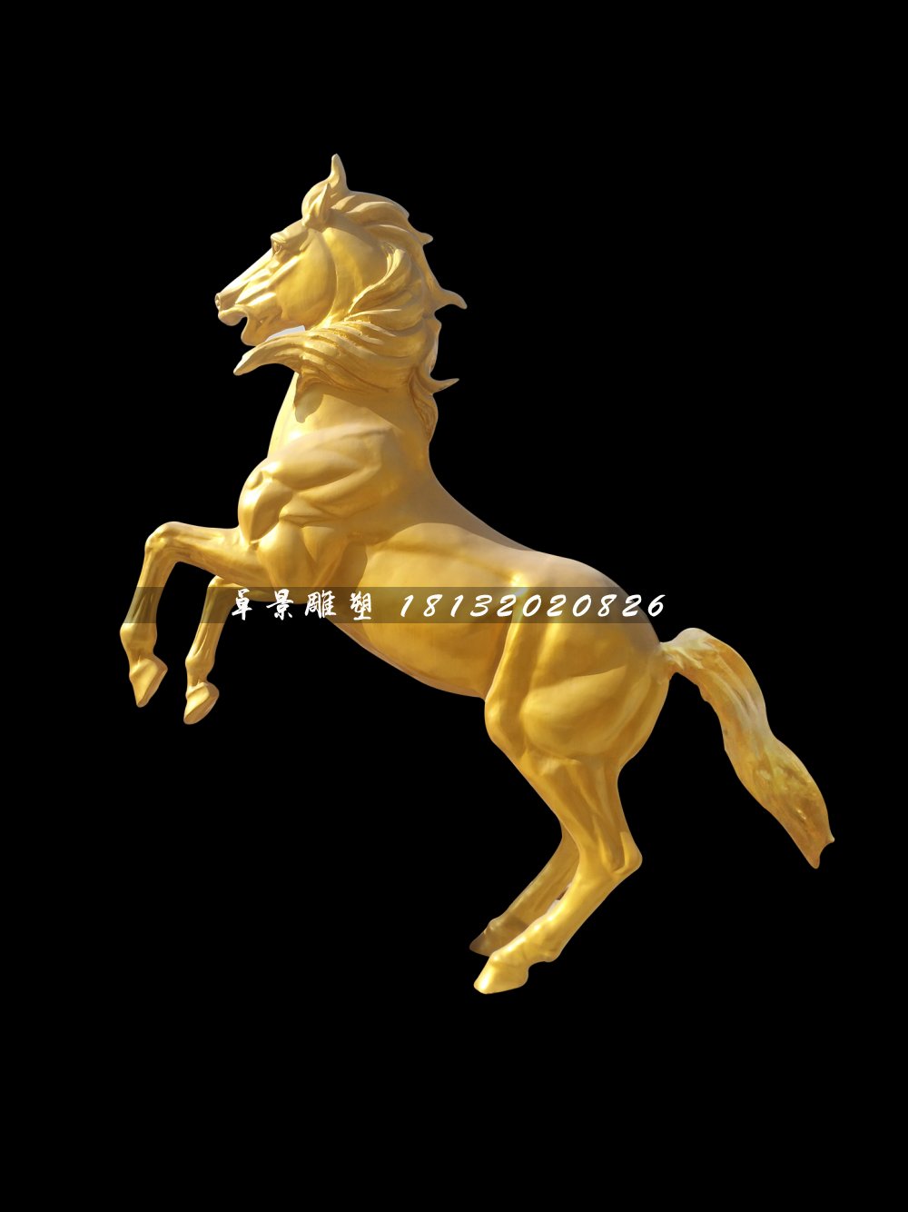 玻璃鋼馬雕塑，廣場立馬雕塑