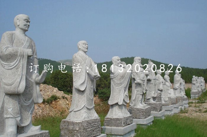 大理石羅漢,十八羅漢石雕