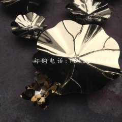 不銹鋼荷葉,公園不銹鋼雕塑