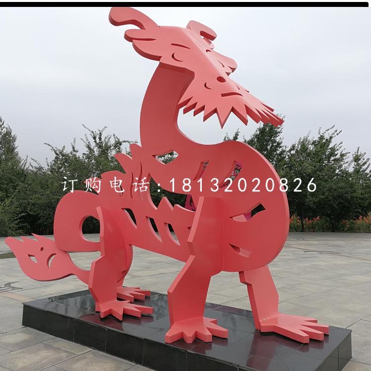 不銹鋼十二生肖,抽象動(dòng)物雕塑 (3)