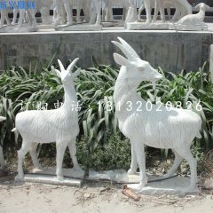 山羊石雕,大理石動物雕塑