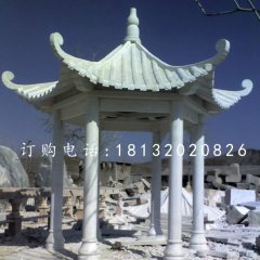 六角亭子,公園景觀石雕