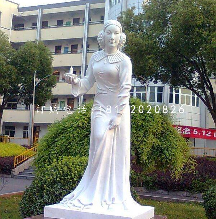 醫院名人石雕,南丁格爾石雕