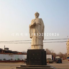 張仲景石雕，廣場(chǎng)古代醫(yī)學(xué)名人石雕