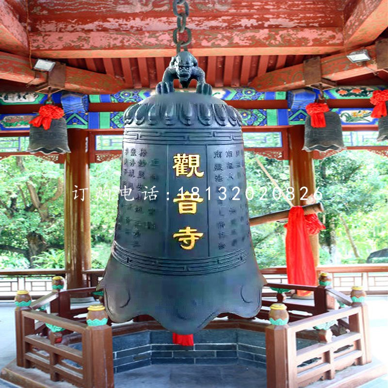 寺廟銅鐘,青銅鐘雕塑
