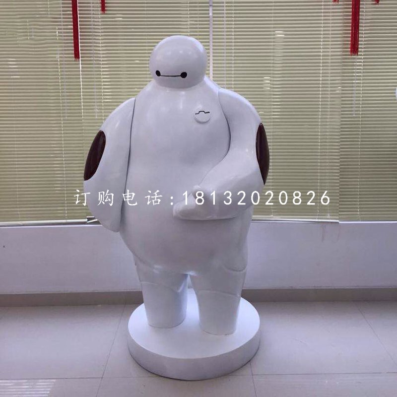 玻璃鋼大白,卡通人物雕塑 (1)