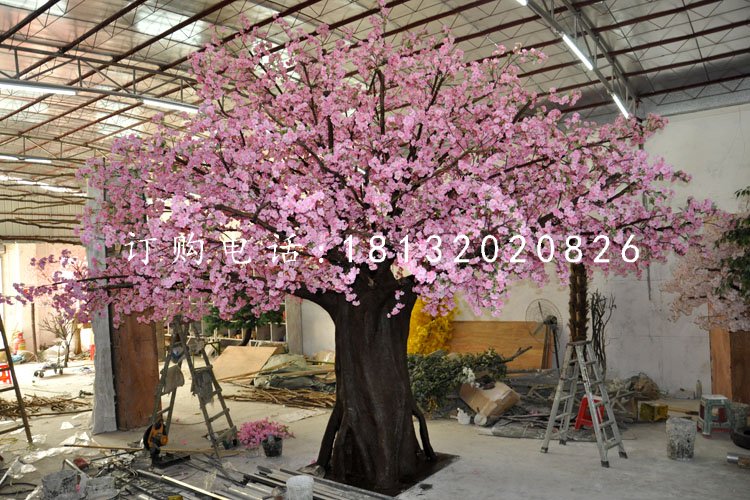 玻璃鋼桃花,仿真大樹
