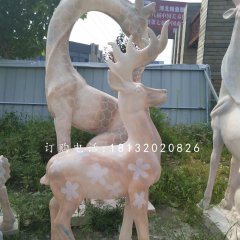 梅花鹿,晚霞紅梅花鹿