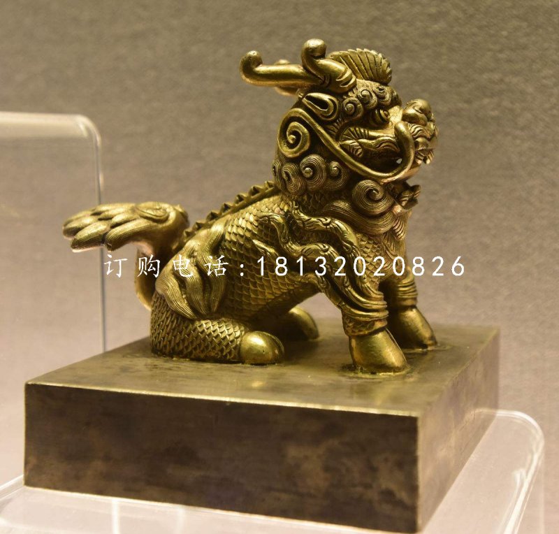 麒麟銅雕,鑄銅神獸雕塑