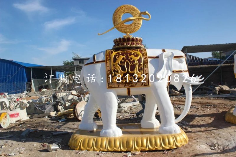 玻璃鋼大象,廣場動物雕塑