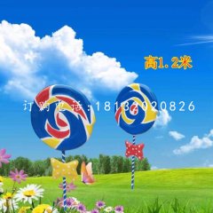 棒棒糖雕塑，玻璃鋼仿真雕塑