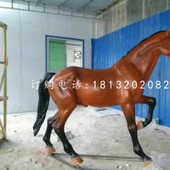 走馬雕塑,玻璃鋼仿真馬