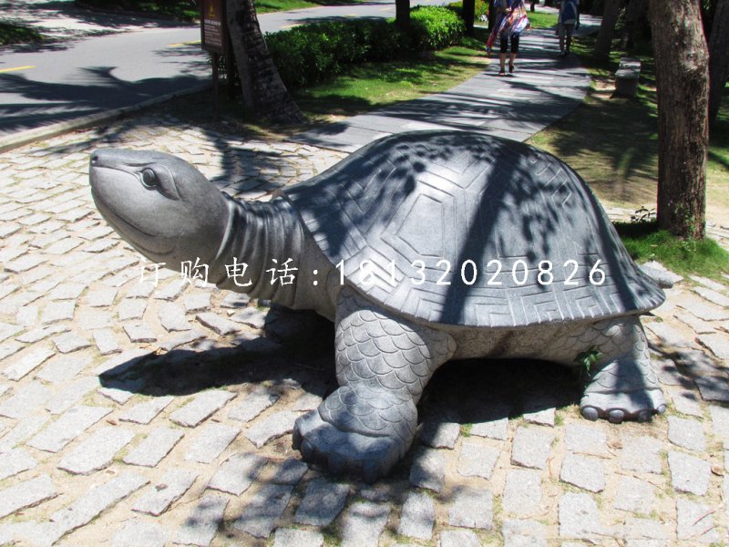 烏龜石雕,公園動物石雕