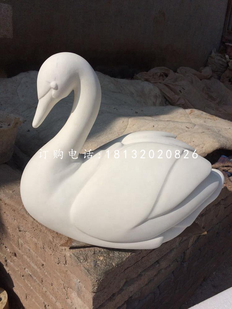 白天鵝雕塑,漢白玉動(dòng)物