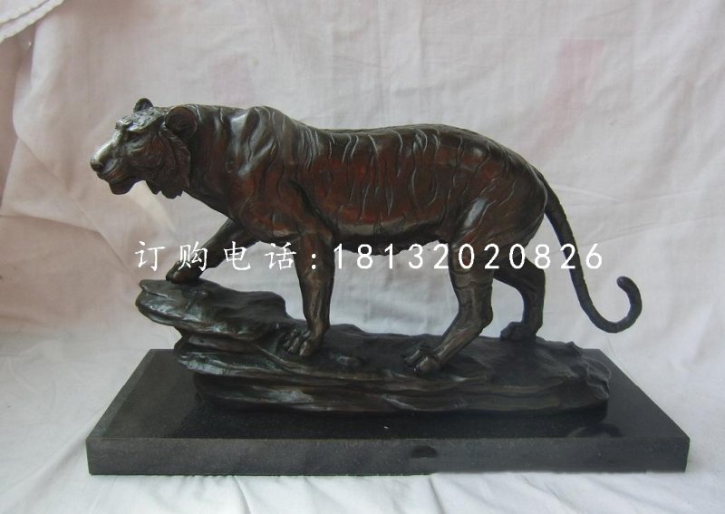 銅雕老虎,動物銅雕 (2)