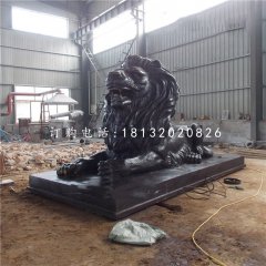 西洋獅銅雕,廣場銅獅子