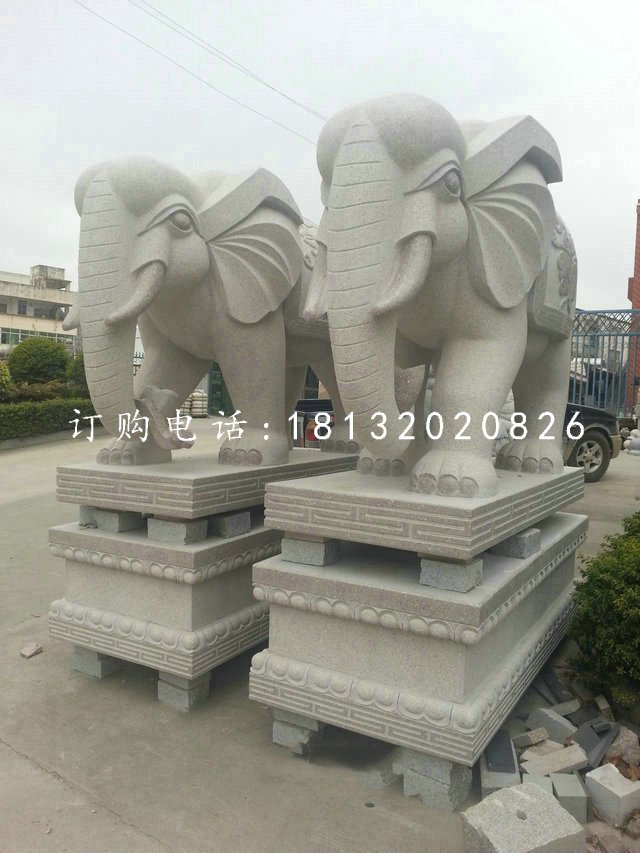 大理石大象,廣場(chǎng)動(dòng)物石雕