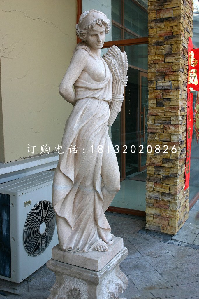 西方女人石雕,景觀石雕 (2)