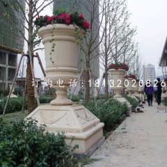 石花盆,小區(qū)景觀石雕