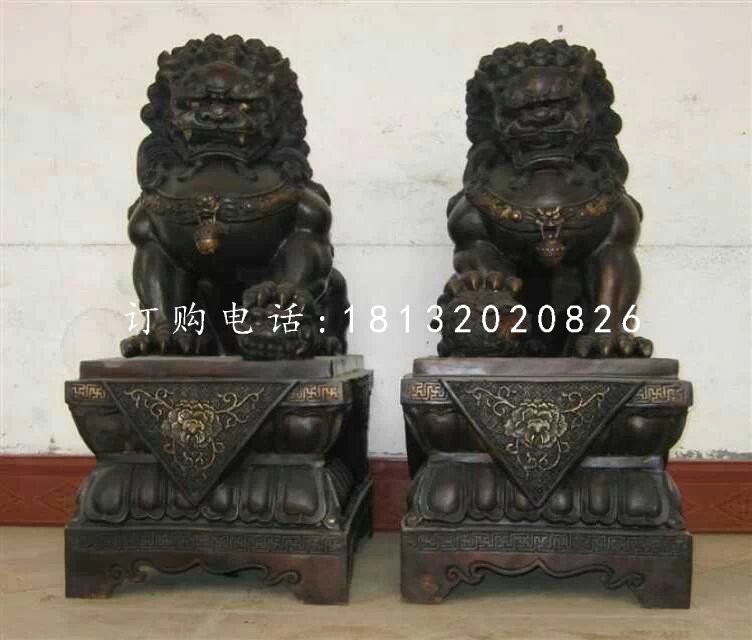 小型銅獅子,北京獅銅雕