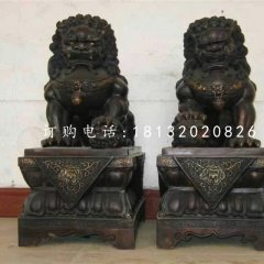 小型銅獅子,北京獅銅雕