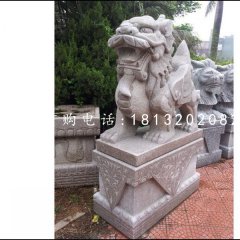 大理石貔貅，神獸石雕