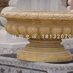 砂巖花缽雕塑,歐式花盆