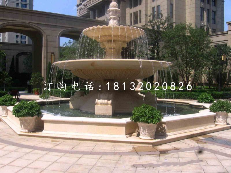 小區(qū)噴泉石雕,景觀石雕