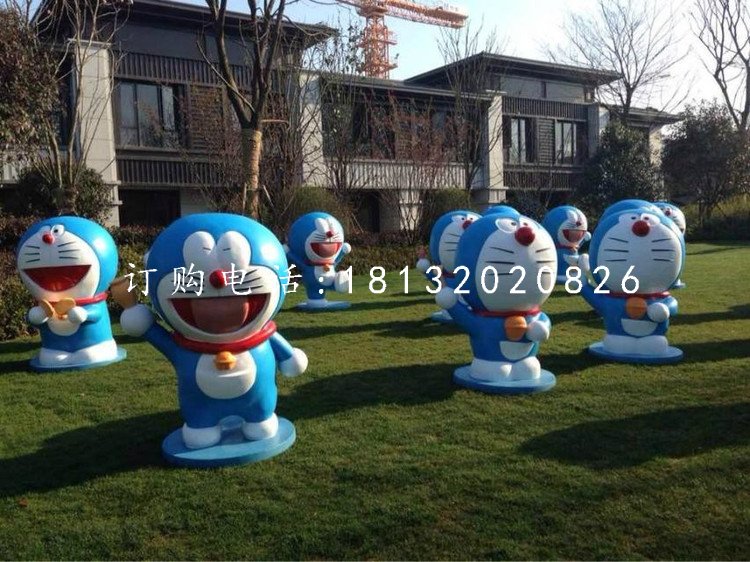 多啦a夢(mèng)雕塑,公園卡通雕塑