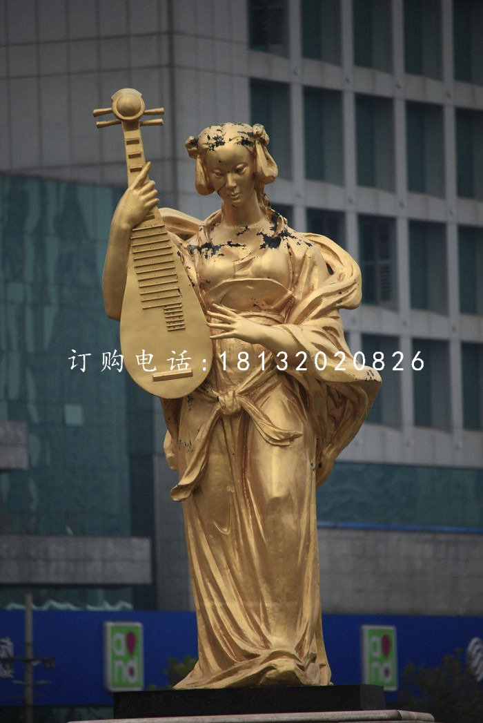 樂(lè)妓雕塑,廣場(chǎng)人物銅雕