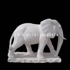 漢白玉大象,廣場動物石雕