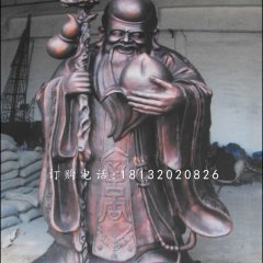 南極仙翁銅雕，神仙銅雕