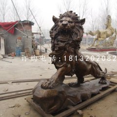 西洋獅銅雕,銅雕獅子