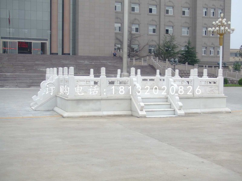 升旗臺石雕,漢白玉升旗臺