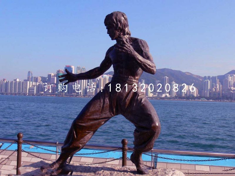 李小龍銅雕,近代名人銅雕