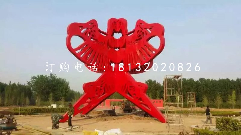 不銹鋼公園雕塑,不銹鋼風箏雕塑