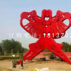 不銹鋼公園雕塑,不銹鋼風箏雕塑